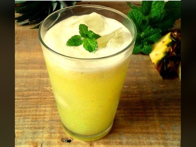 Abacaxi com Hortelã